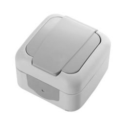 HHG 92551208 Palmiye grey IP44 socket