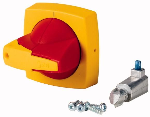 Eaton K2DR/P 8mm red rotary handle, 1818036