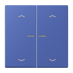Jung BTLC17102P206 JUNG HOME button 2-way, with arrow symbols, LS series, blue outremer 31