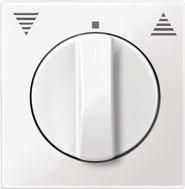 MERTEN 567119 Central plate polar white glossy System M
