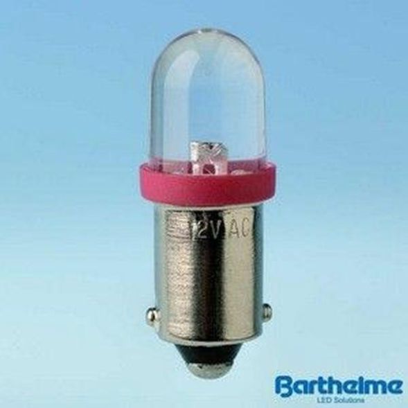 Barthelme 59091226 BR 10x28mm 12V AC/DC Ba9s warm white LED bulb