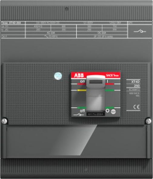 ABB Stotz-Kontakt XT4D 250 4p FF, XT4D 250 4P FF Compact switch disconnector Tmax XT with front connections, 1SDA068213R0001