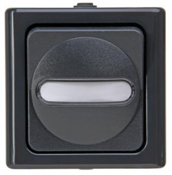Kopp 560815003 AP-FR button/close. BlueElectric anthracite button