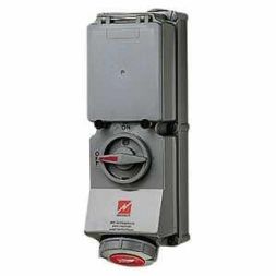 Mennekes 7292 wall socket DUO 16A 5-pin 6h 400V IP67