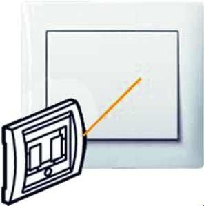 Legrand 771042 Cover Galea TAE Ultrawhite white, (white)