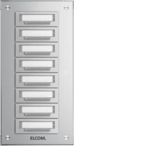 Elcom 5708210 AP-bell plate KAP-8/1 EV1 silver anodized