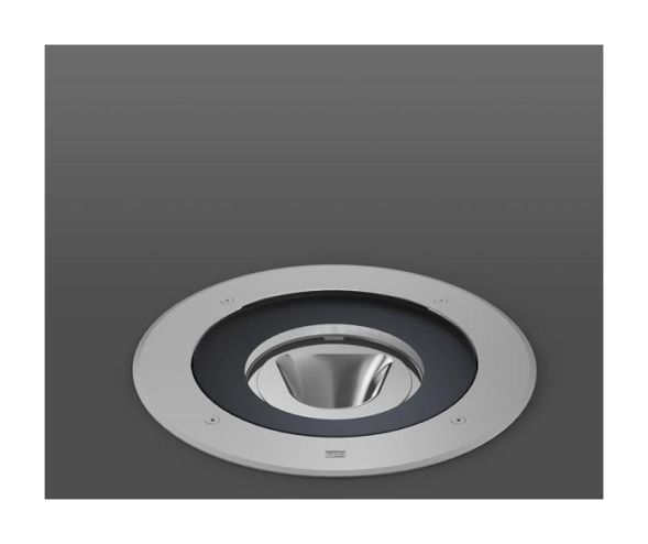 RZB 641286.000.1 26W 4000K D245 asym. stainless steel LED recessed floor spotlight