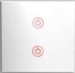 Hama 00176551 WiFi-Touch flush-mounted white wall switch