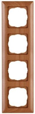 Kopp 306815063 MILANO 4-way beech cover frame