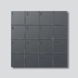 Siedle COM 611-02 DG code lock module in dark grey mica