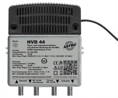 ASTRO Strobel 217357 HVD 44 broadband amplifier