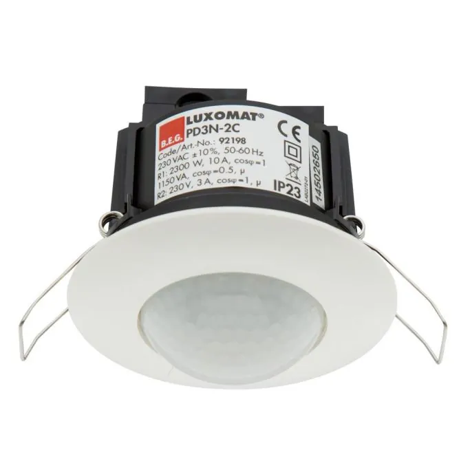 BEG 92198 PD3, 2 channels, ceiling-mounted motion detector