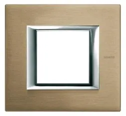 Bticino HA4802NX frame titanium brushed, (Titanium)