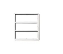 Siedle KR 613-3 AG combination frame in anthracite grey