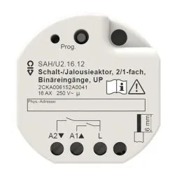 ABB Stotz-Kontakt 2CKA006152A0041 SAH/U2.16.12 2f/1f flush-mounted blind actuator