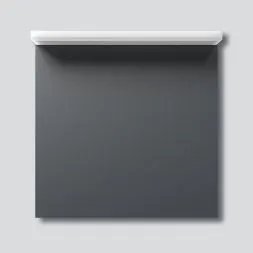 Siedle LEDF 600-3/3-0 DG LED panel light in dark grey mica