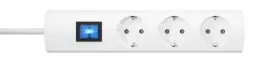 Kopp 232502006 UNOversal 3-way white 1.4m power strip
