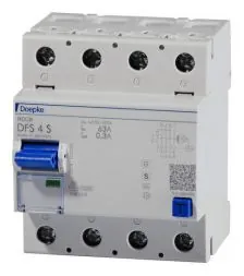 Doepke DFS4 100-4/0.50-AS 100-4/0.50-AS residual current circuit breaker, 09167905