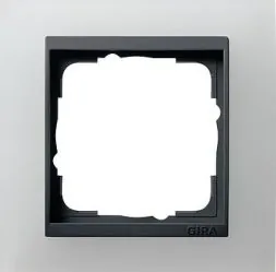 Gira 021124 1-way cover frame for anthracite Gira Event Opaque White
