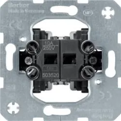 Berker 503520 blind rocker switch module inserts