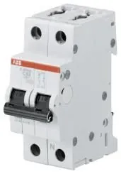 ABB Stotz-Kontakt S201-C63NA, circuit breaker C-Char., 6 kA, 63 A, 1P+NA, 2CDS251103R0634