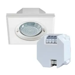 EsyLux EP10428715 PD-FLAT-S 360i/8 SW DALI white presence detector