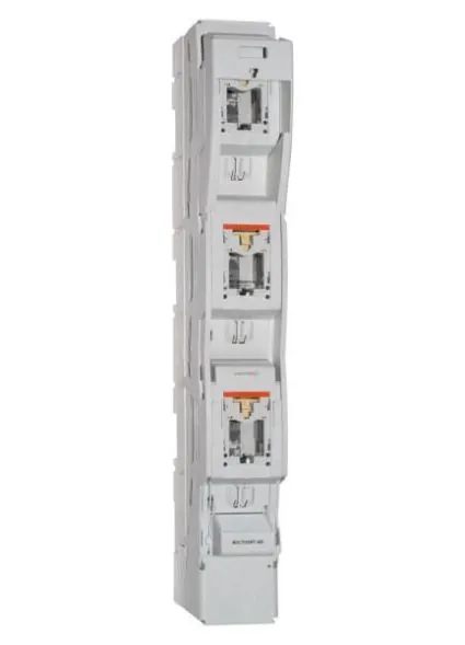 GSAB 99.00.0266 Gr.2 1x3-pole switchable 400A V-connection NH fuse switch strip