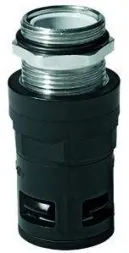 Flexa 15500028221 RQGKZ-P AD28.5 PG21 black plastic quick connector