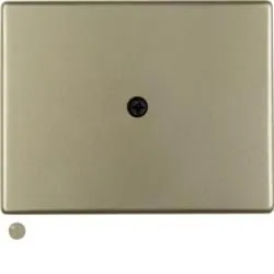Berker 10049011 Central piece for cable outlet and VDo connection box light bronze, lacquered Berker