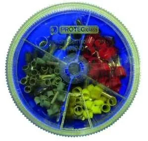 PROTEC.class 05103940 Wire end sleeves dispenser box wire end sleeves PAEHSD2 4-16qmm DIN