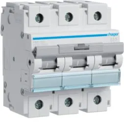 Hager HMD399 circuit breaker 3-pole D125A 4, 5M 15kA