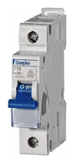 Doepke 09916388 DLS6I D50A 1-pole 10KA circuit breaker