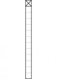 Siedle KS 613-1 DG communication stele in dark grey mica