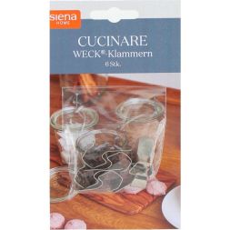 Siena Home 00063368 CUCINARE preserving clips 6 pieces