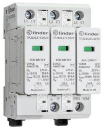 Finder 7P.23.8.275.1020 SPD surge arrester with 3 varistors