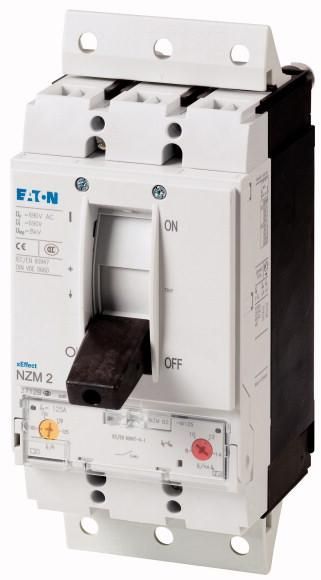Eaton NZMH2-M100-SVE circuit breaker, 3p, 100A, plug-in insert, 113361