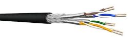 Draka Comteq UC1500 SS22 C7A S/FTP 4P TR 1000m data cable Cat7A 1500MHz PE black