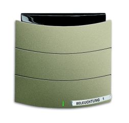 Busch-Jaeger 6320/10-260 control element 1/2-way, with infrared interface, Busch-triton® palladium