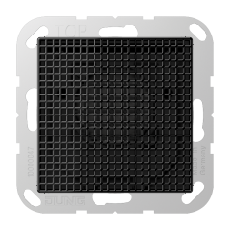 Jung A567-G3SW 3-tone gong, Series A, black