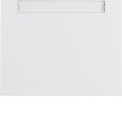 Berker 14267009 rocker with label field polar white, glossy Berker K.1