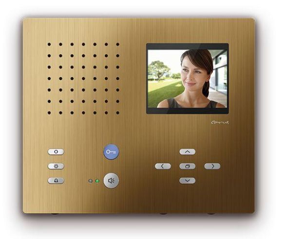 TCS CAI2100-0151 CAI2100 hands-free wall unit bronze Carus Adapto Video color indoor station