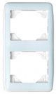 EFAPEL DOUBLE VERTICAL FRAME WHITE/IVORY