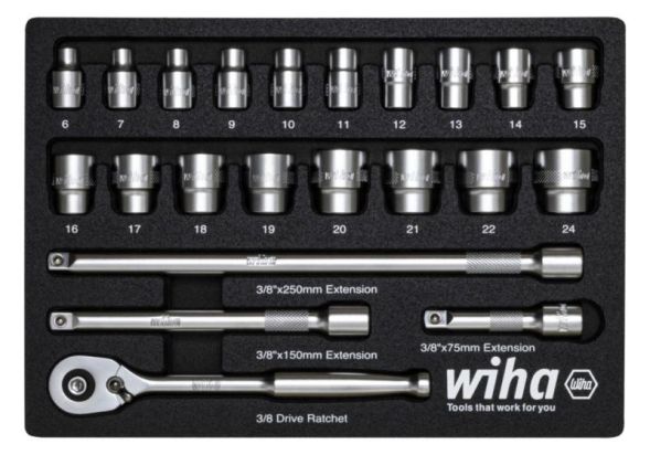 Wiha 44708 33791 Double hexagon metric in foam