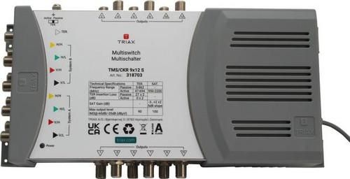 Triax 318703 TMS/CKR 9x12 S single multiswitch