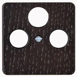 Kopp 357837003 antenna socket TV/RF/SAT HK02 wenge cover