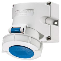 Mennekes 9141 TwinCONTACT 16A5p9h230V IP67 wall socket