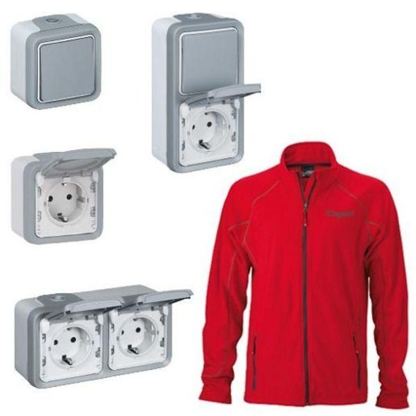 Legrand 904367 Wet room switch package PLEXO 55 FR AP -Jacket L-