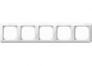 MERTEN 389519 frame 5-way polar white glossy 1-M