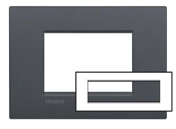 Bticino LNC4807AR LL-AIR frame 7-MOD , (anthracite)