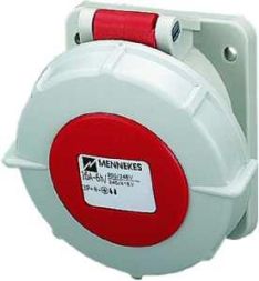 Mennekes 3765 surface-mounted box 16A 5-pin 6h 400V IP67